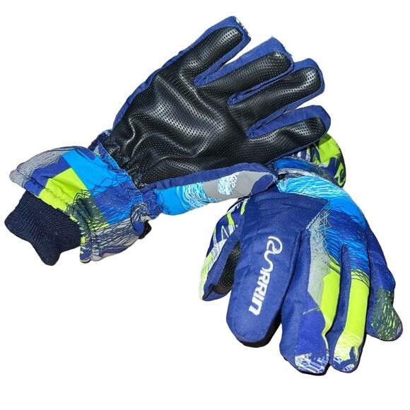 Youth Ski Gloves Small 8-9 year old Warmest Waterproof  Breathable Snow - Picture 1 of 6